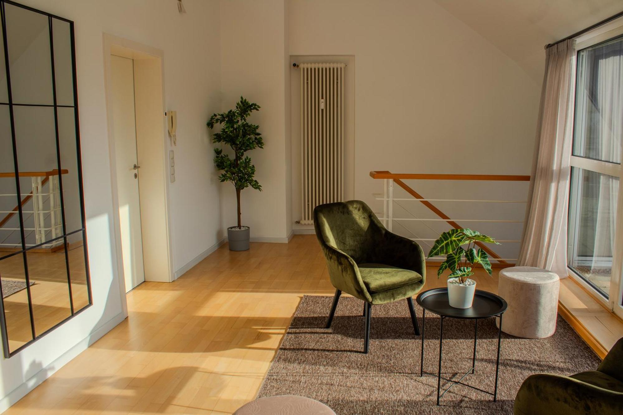 Penthouse-Maisonette - City Center, Highspeed Internet, Garage Worms Exteriör bild